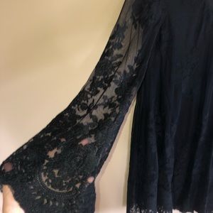 Show Me Your MuMu Dresses - Show Me Your Mumu Black Bell Sleeve Dress Show Me Your MuMu Dresses - Show Me Your Mumu Black Bell Sleeve Dress